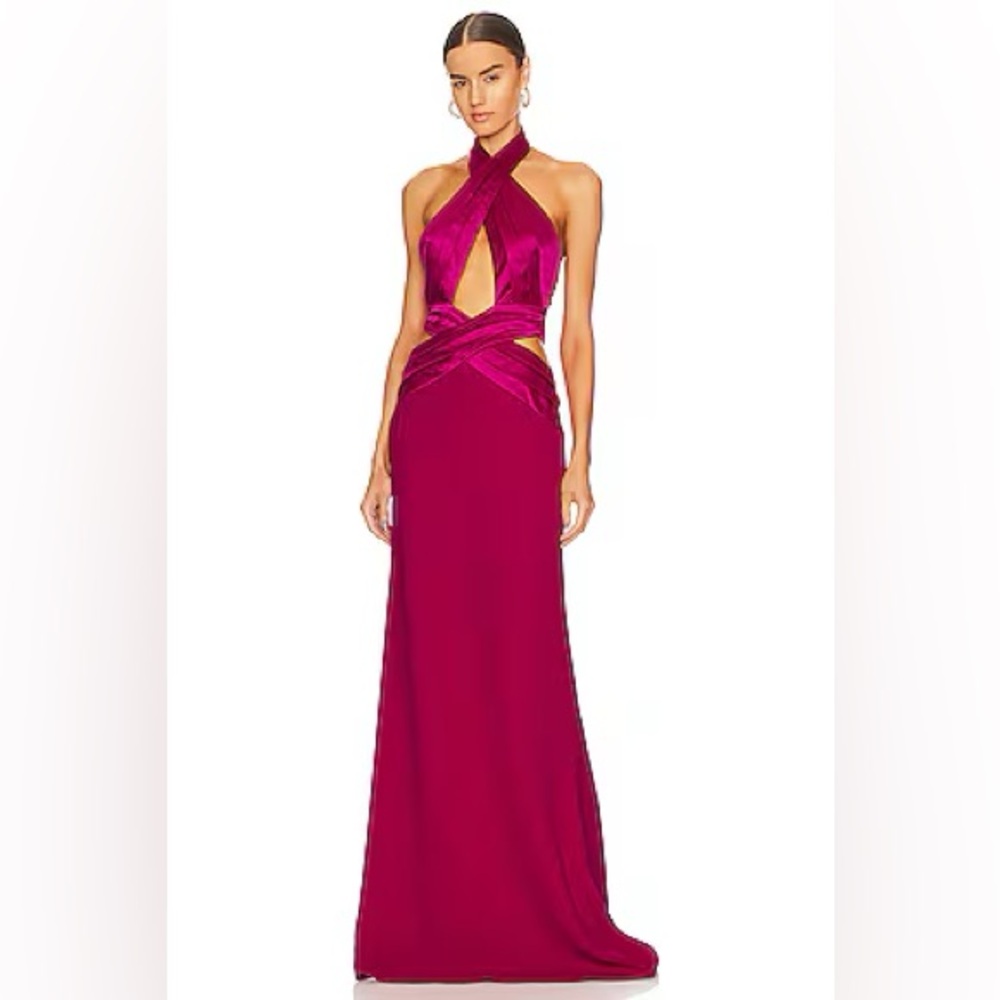 SAU LEE PETRA CUT-OUT GOWN NWT - Small